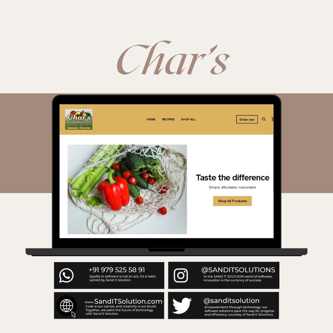 Char's Project By Sand It Solution