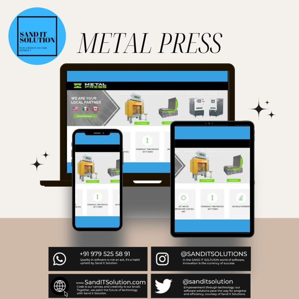 Metal Press Project By Sand IT Solution