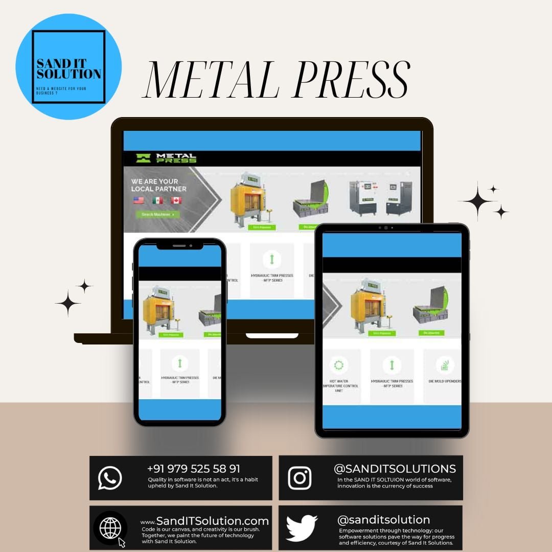 Metal Press Project By Sand IT Solution