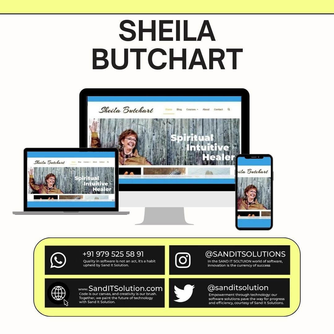 Sheila Butchart Project By Sand It Solutions