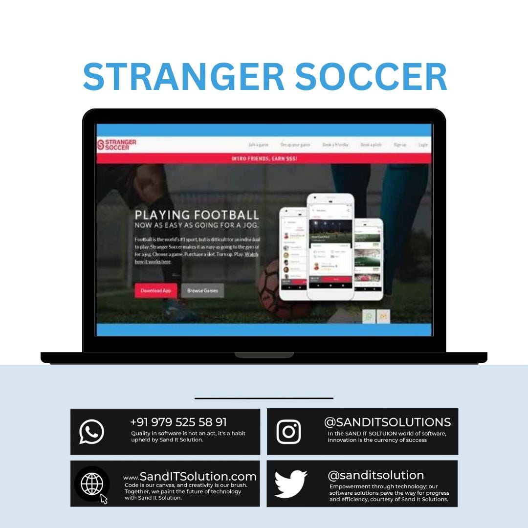 STRANGER SOCCER Project By Sand It Solution