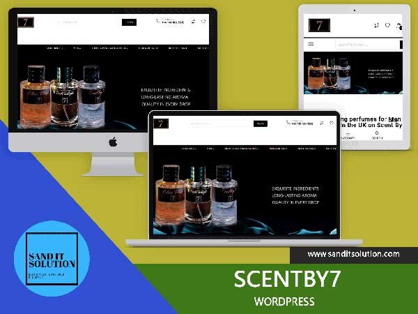 Scent By 7 WordPress Project Designed, developed, and maintained by Sand IT Solution