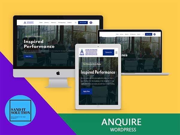 Anquire WordPress Project Designed, developed, and maintained by Sand IT Solution