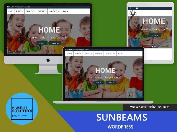 Sunbeams WordPress Project Designed, developed, and maintained by Sand IT Solution