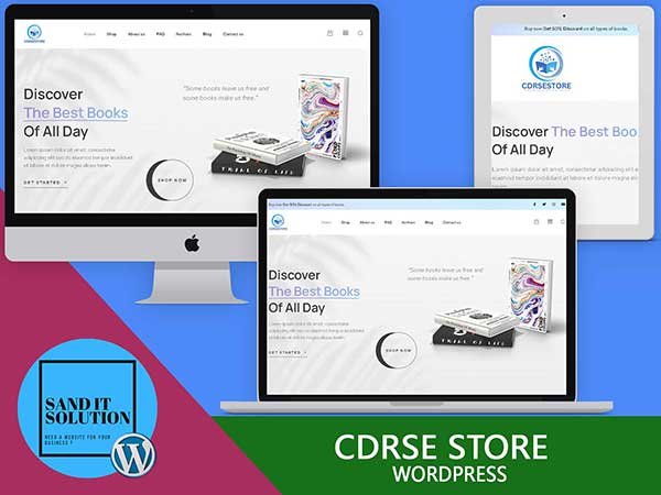 CDRSE-Store WordPress Project Designed, developed, and maintained by Sand IT Solution.