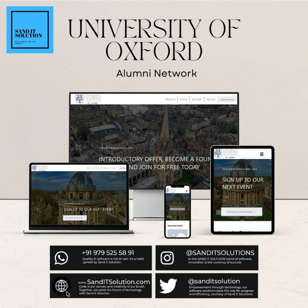 University of Oxford Project By Sand IT Solution