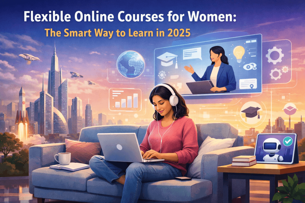 Flexible Online Courses for Women The Smart Way to Learn in 2025