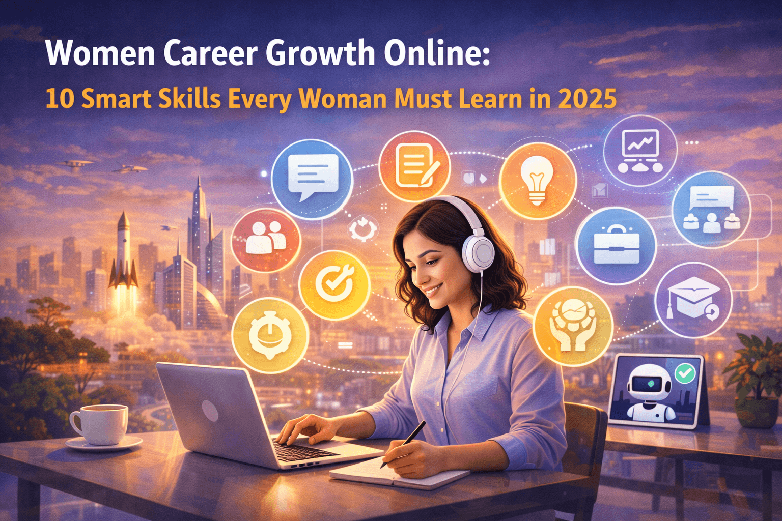 Women Career Growth Online 10 Smart Skills Every Woman Must Learn in 2025