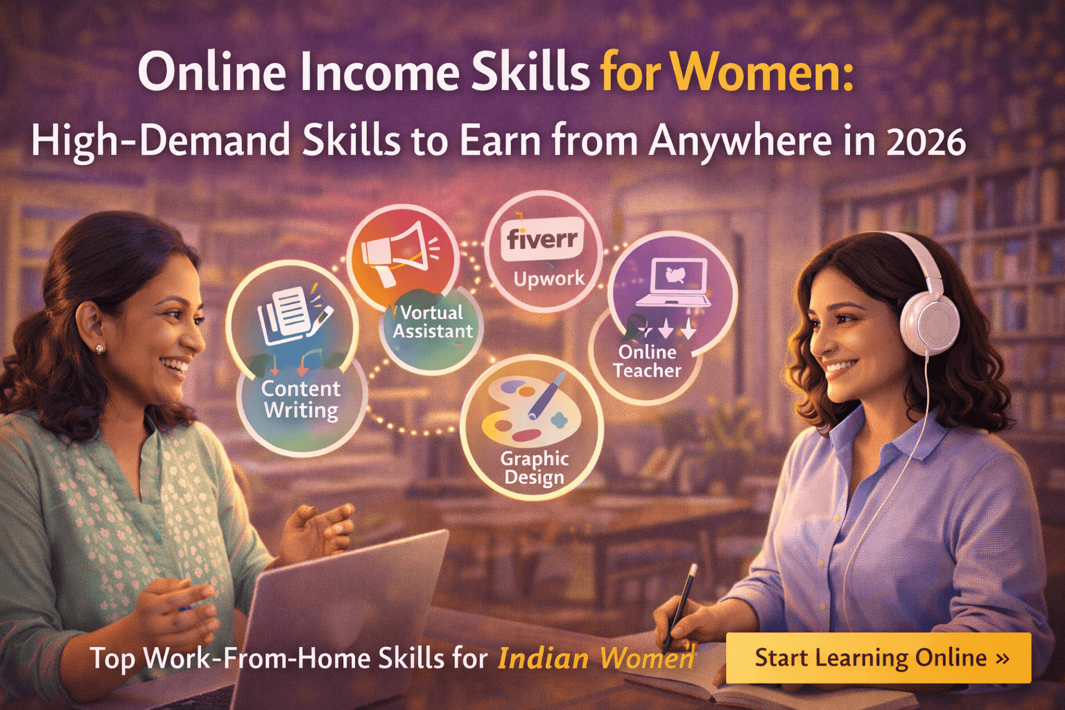 Online Income Skills for Women: High-Demand Skills to Earn from Anywhere in 2026