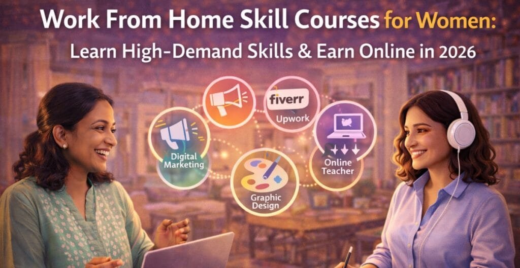 Work From Home Skill Courses for Women: Learn High-Demand Skills & Earn Online in 2026